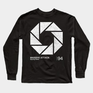 Massive Attack / Minimalist Graphic Artwork Design Long Sleeve T-Shirt